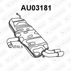 AU03181 VENEPORTE Глушник вихлопних газів кінцевий