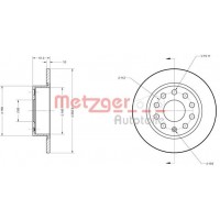 6110036 METZGER Гальмівний диск