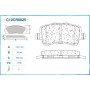 C12CR0025 CWORKS Комплект гальмівних колодок дисковий гальм