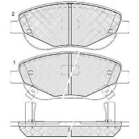 FP0536 FIT Комплект гальмівних колодок дисковий гальм