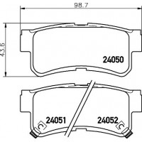 MDB2295 MINTEX КомплеК т гальмівних колодок, дискове гальмо