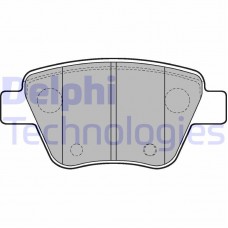 LP2178 DELPHI DELPHI VW Гальмівн колодки задн.Audi A1,3,Seat,Skoda Octavia,SuperB,Yeti,Caddy III,Golf VI,Touran 06-