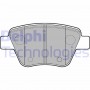 LP2178 DELPHI DELPHI VW Гальмівн колодки задн.Audi A1,3,Seat,Skoda Octavia,SuperB,Yeti,Caddy III,Golf VI,Touran 06-
