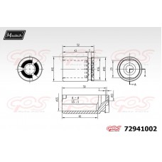 72941002 MAXTECH Поршень корпус скоби гальма