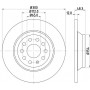 8DD 355 119-481 HELLA PAGID Гальмівний диск