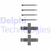 LX0274 DELPHI Комплектуючі колодки дискового гальма
