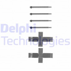 LX0274 DELPHI Комплектуючі колодки дискового гальма