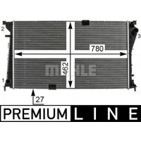 CR 19 000P MAHLE Радіатор охолодження двигуна