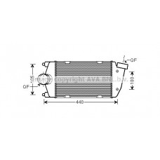 Интеркулер AVA QUALITY COOLING PR4061