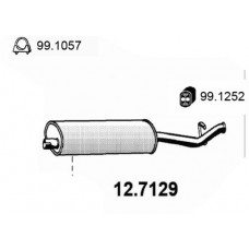 12.7129 ASSO Глушник вихлопних газів кінцевий