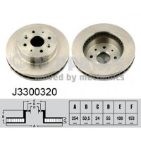 J3300320 NIPPARTS Гальмівний диск
