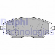 LP3192 DELPHI КомплеК т гальмівних колодок, дискове гальмо