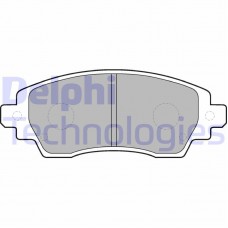 LP1560 DELPHI КомплеК т гальмівних колодок, дискове гальмо