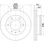 MDC2217 MINTEX Гальмівний диск