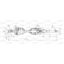 DRS6045.00 OPEN PARTS Привідний вал