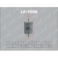 LF-1006 LYNXauto Паливний фільтр