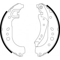 8DB 355 022-281 HELLA PAGID Комплект гальмівних колодок
