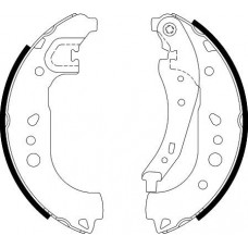 8DB 355 022-281 HELLA PAGID Комплект гальмівних колодок