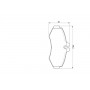 0 986 424 476 BOSCH КомплеК т гальмівних колодок, дискове гальмо