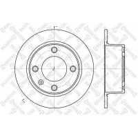 6020-1920-SX STELLOX Гальмівний диск