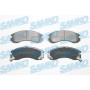 5SP578 SAMKO Комплект гальмівних колодок дисковий гальм