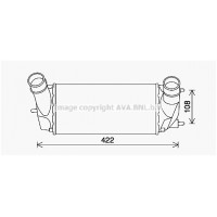 FD4648 AVA QUALITY COOLING Интеркулер
