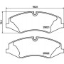 8DB 355 015-081 HELLA Комплект гальмівних колодок, дискове гальмо