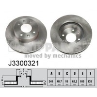J3300321 NIPPARTS Гальмівний диск