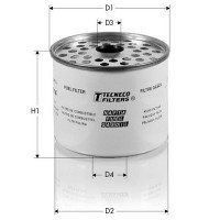 GS014 TECNECO FILTERS Паливний фільтр