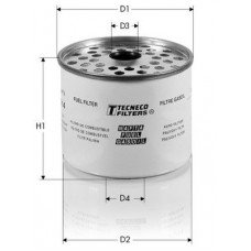 GS014 TECNECO FILTERS Паливний фільтр