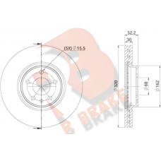 78RBD24039 R BRAKE Гальмівний диск