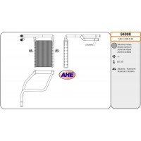 94008 AHE Теплообмінник обігрів салону