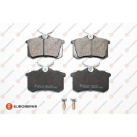 1619790680 EUROREPAR Комплект гальмівних колодок дисковий гальм