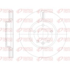 61793 10 KAWE Гальмівний диск