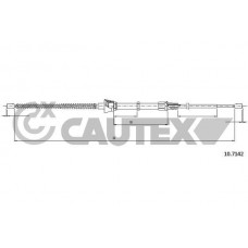 763060 CAUTEX Тросик, cтояночный тормоз