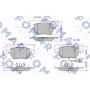 FO 912981 FOMAR Friction КомплеК т гальмівних колодок, дискове гальмо