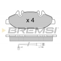 BP3100 BREMSI Комплект гальмівних колодок дисковий гальм