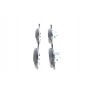 0 986 494 697 BOSCH Комплект гальмівних колодок дисковий гальм
