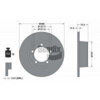 BDS1769 BENDIX Braking Гальмівний диск