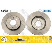 6030211 GIRLING Гальмівний диск
