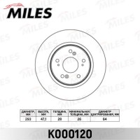 K000120 MILES Гальмівний диск
