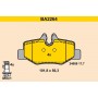 BA2264 BARUM Комплект гальмівних колодок дисковий гальм