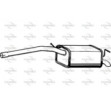 P7568 FENNO Глушник вихлопних газів кінцевий