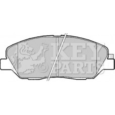 KBP2176 KEY PARTS Комплект гальмівних колодок дисковий гальм