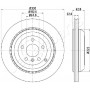 DP-0519 JAPANPARTS Гальмівний диск