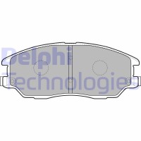 LP1857 DELPHI Комплект гальмівних колодок дисковий гальм
