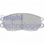 LP1857 DELPHI Комплект гальмівних колодок дисковий гальм