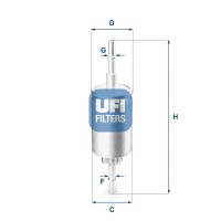 31.844.00 UFI Паливний фільтр