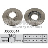 J3300514 NIPPARTS Гальмівний диск