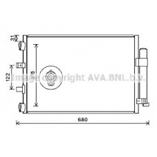 FD5487D AVA QUALITY COOLING Конденсатор кондиціонера
